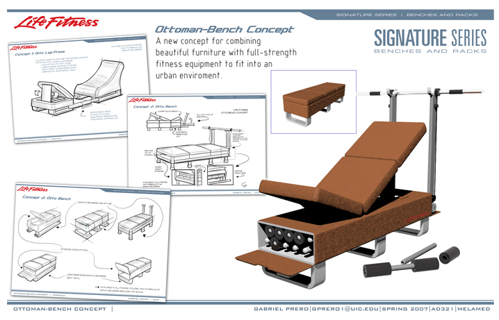 Industrialdesign Otto Bench